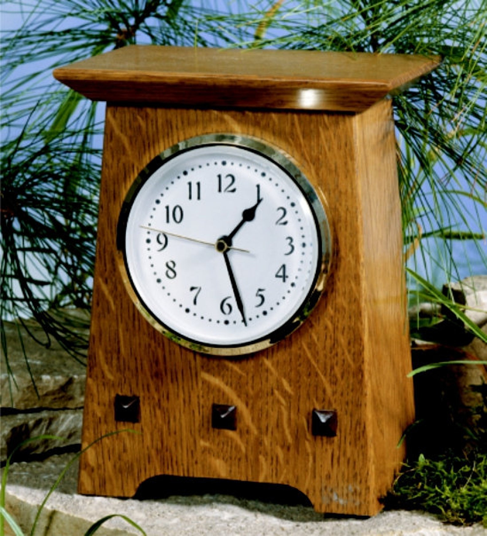 Arts & Crafts Mantel Clock Plan by WOOD Magazine Etsy