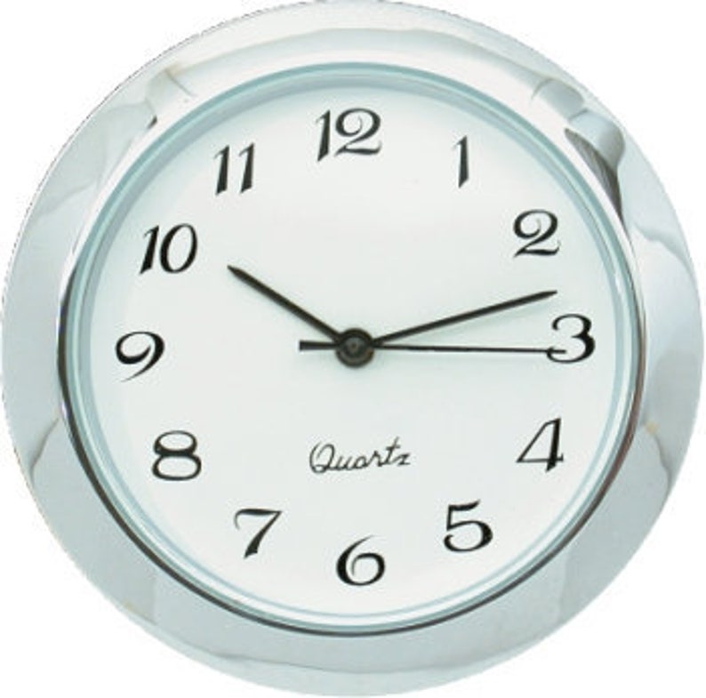 thumbnail image 2 of Primex Mini Quartz Clock Movement – Pop-In Style, Gold Tone, Battery Powered 2 of 4