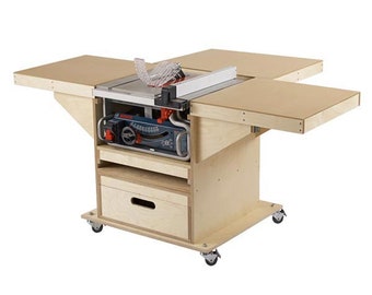 Quick-Convert Tablesaw/Router Station Downladable Woodworking Plan