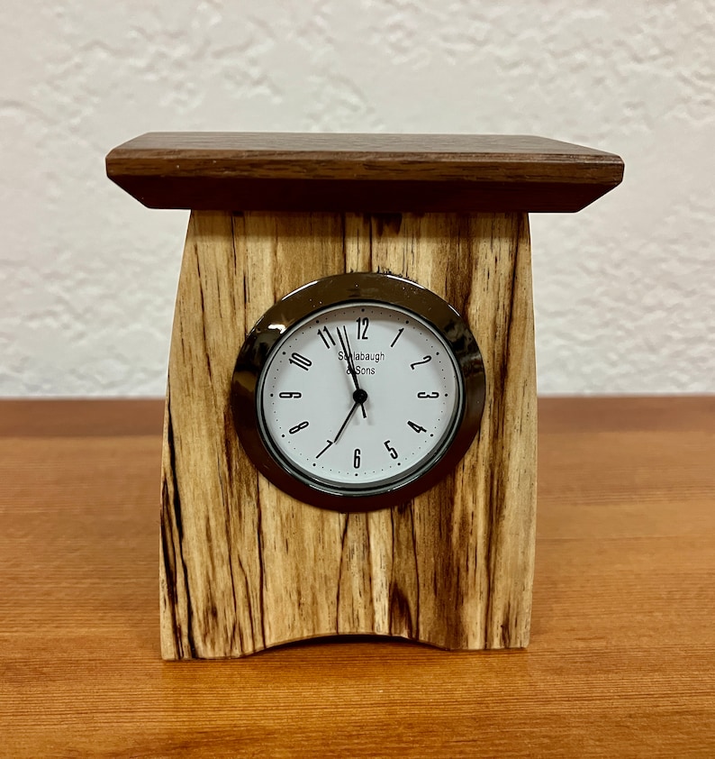 Arts & Crafts Mini Mantel Clock Etsy