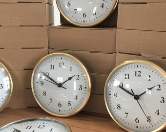 6"  (152mm)  Quartz Clock Fit-Up Movement  White  Arabic Dial- 30% OFF While Supplies Last!