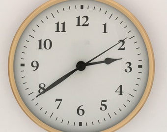 6"  (152mm)  Quartz Clock Fit-Up Movement  White Arabic Dial--WHILE SUPPLIES LAST!!