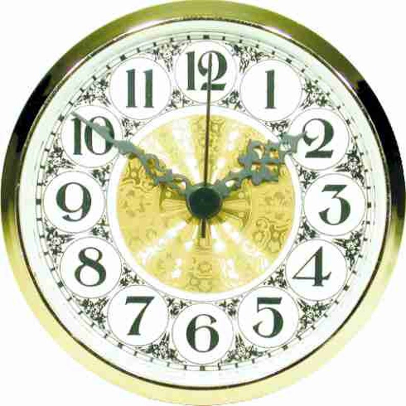 90mm Fit-UP Movement Gold Bezel with Fancy Arabic Dial 3.5