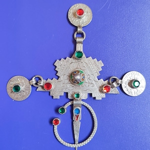 Morocco Marokko Maroc sterling silver fibulae antique berber jewelry