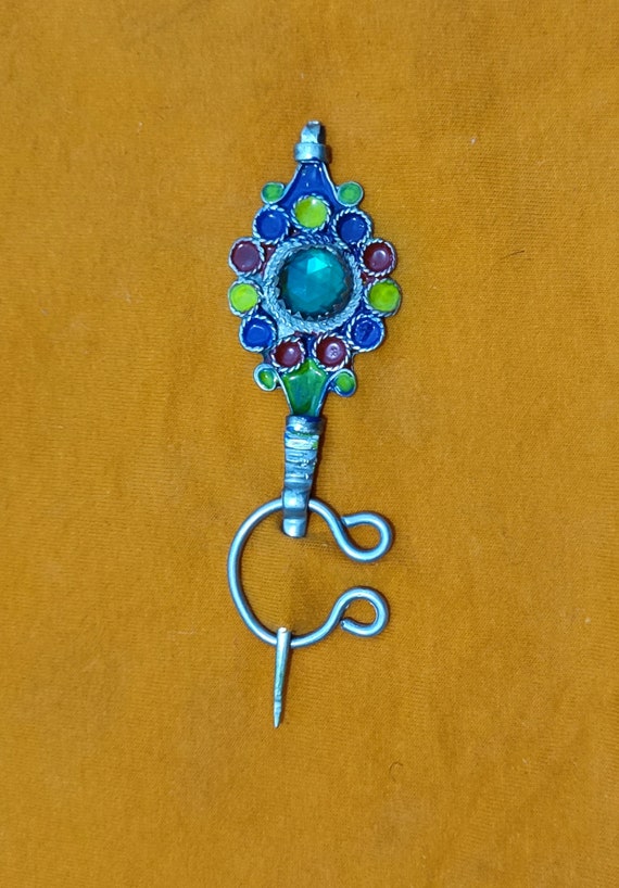 Morocco Maroc Antique berber silver fibula fibule ethnic tribal amazigh jewellery