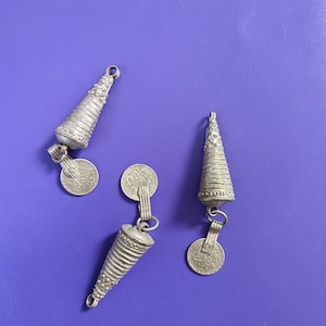 Marokko,Moroccan Antique berber cones  pendants for jewelery purpose
