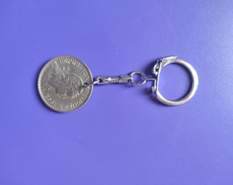 Portugal keychain keyrings coin 1 Escudo 1962