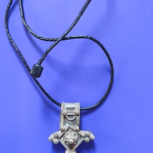 Tuareg silver moroccan boghdad Pendant NECKLACE , berber pendant southern cross ethnic tribal