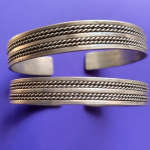 Moroccan  Antique berber silver bangles ,bracelet ethnic tribal jewelry