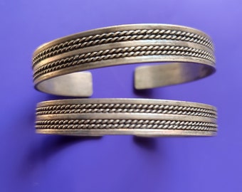 Moroccan  Antique berber silver bangles ,bracelet ethnic tribal jewelry