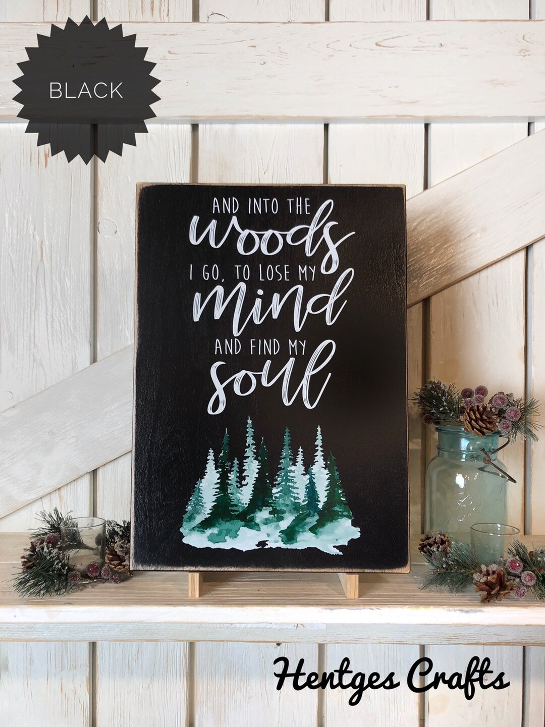 Into the Woods I Go to Lose My Mind and Find My Soul Sign Home - Etsy UK
