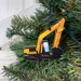 Excavator wood Ornament 2D 
