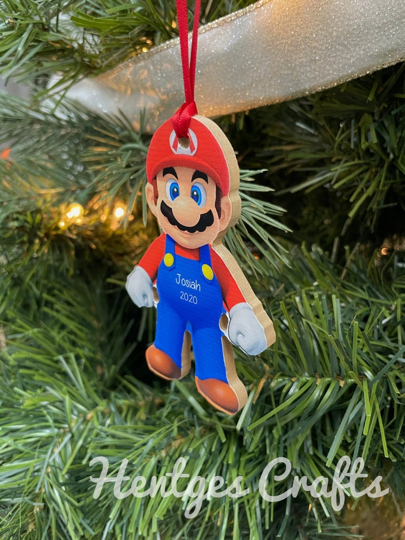 Princess Peach Christmas Ornament / super Mario / Mario kart / | Etsy