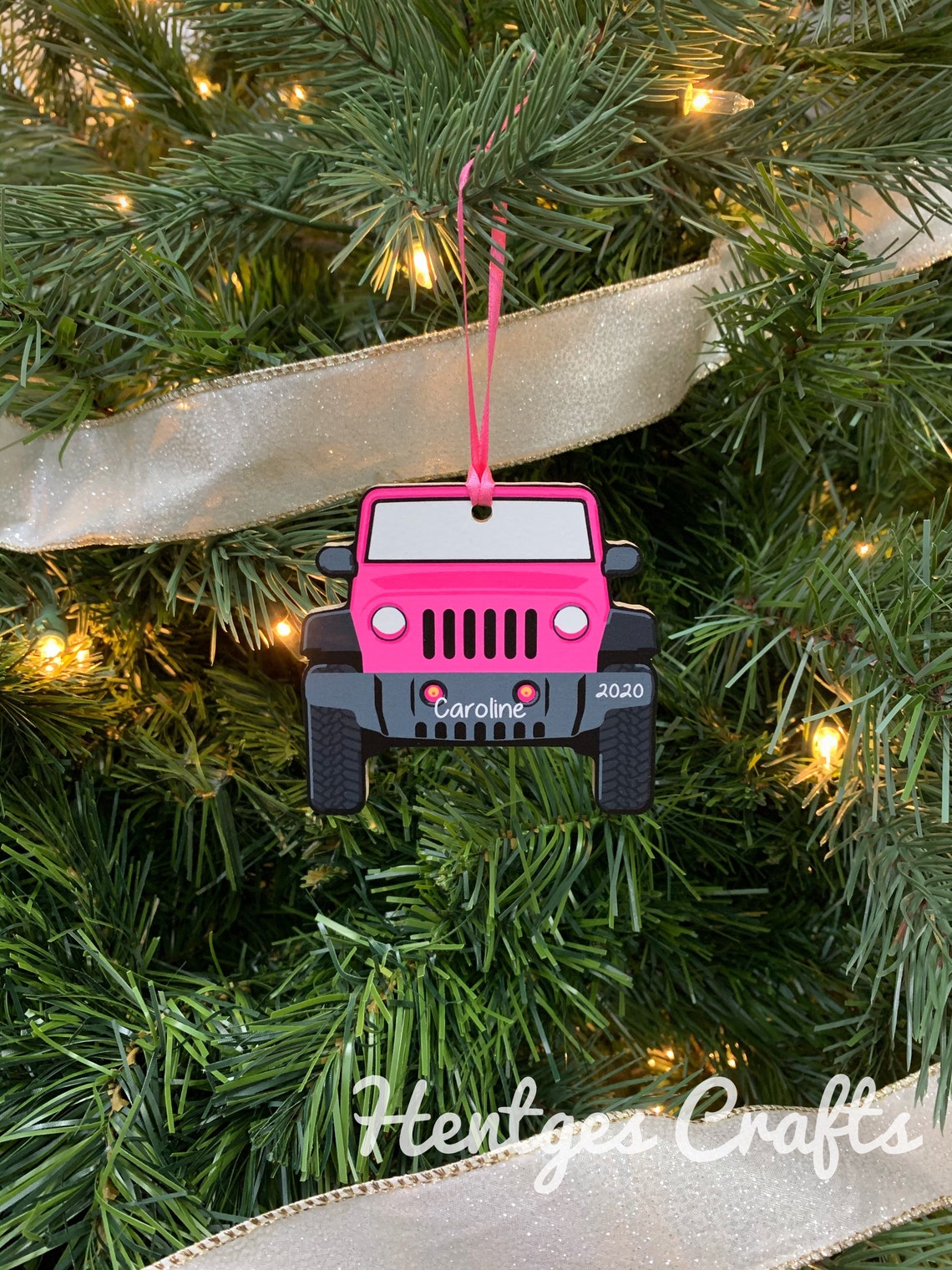 Jeep Ornament / 2D / wrangler / rubicon / first vehicle / Etsy