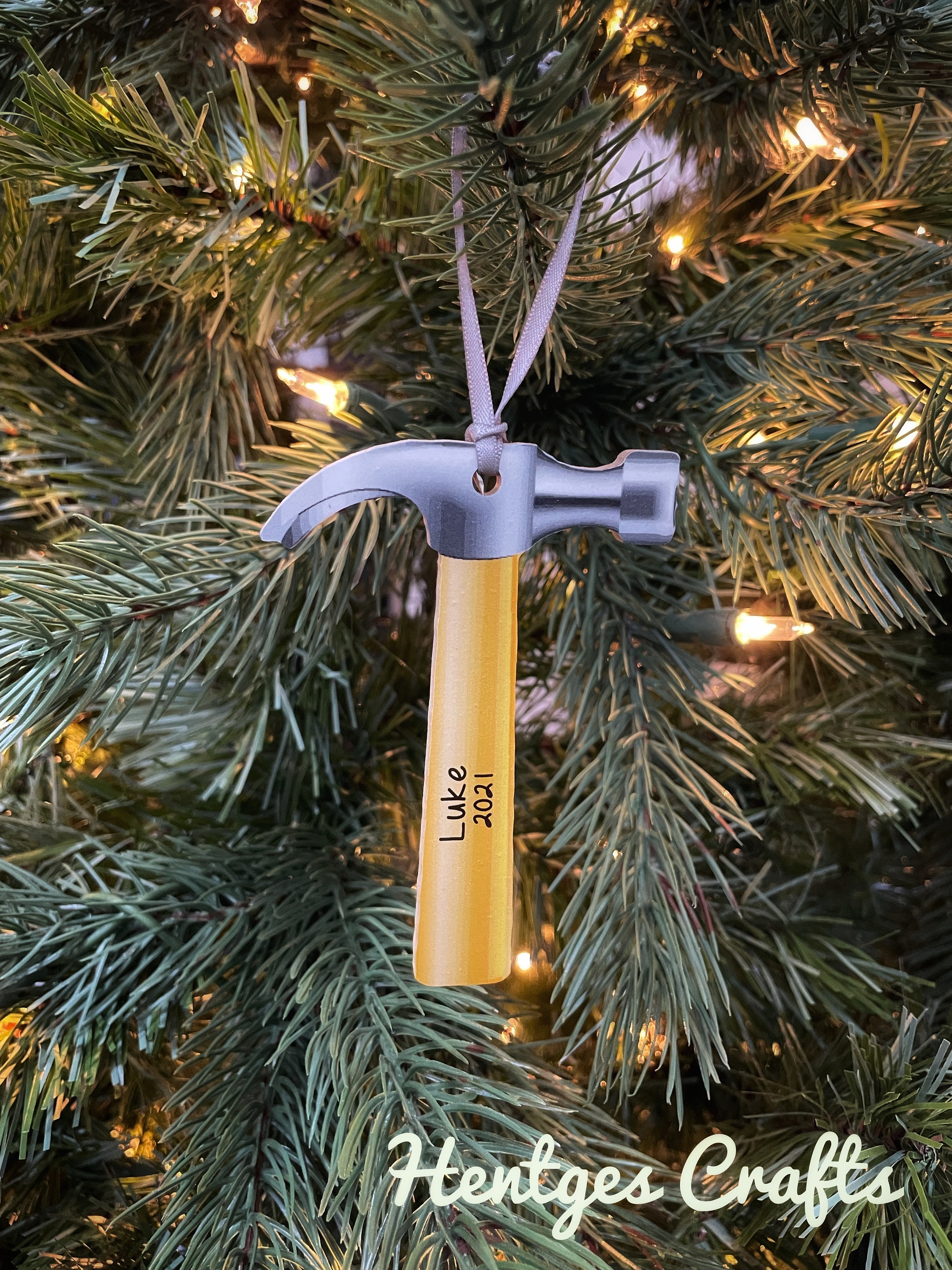 Scrap Wood Christmas Tree Ornaments - Her Tool Belt