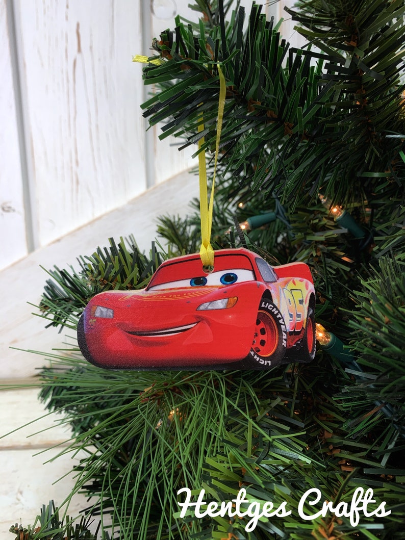Disney Cars Blue 17/" Christmas Stocking Lightning McQueen Mater Holiday Gift New