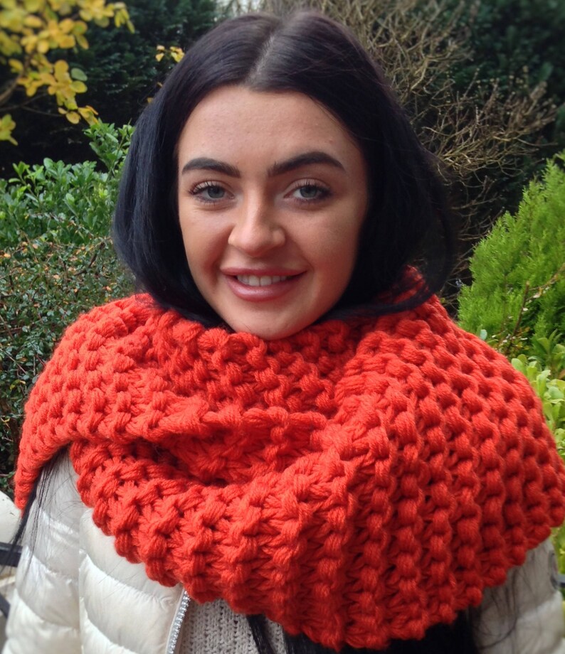 Women Cowl Infinity Scarf OUTLANDER Extra Chunky Scarf Etsy UK
