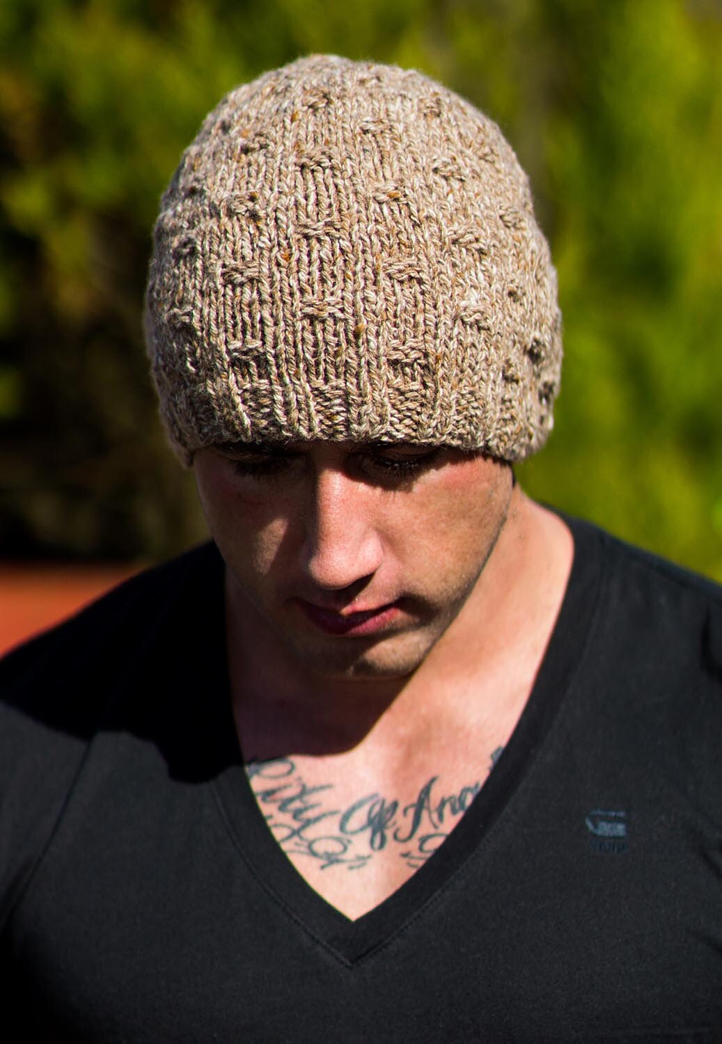 Men Cashmere Hat Beige Cashmere Hat Tweed Classic Beanie Etsy UK