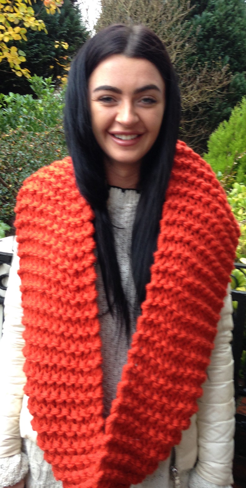 Women Cowl Infinity Scarf OUTLANDER Extra Chunky Scarf Etsy UK