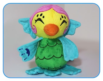 Amabie Japanese Yokai 3 Fin Mermaid Plushie