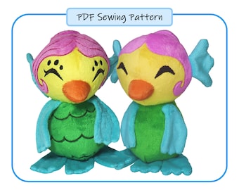 Amabie Plushie Sewing Pattern: Digital Download .pdf