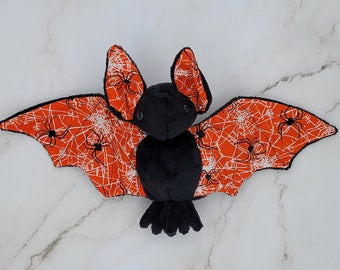 Boo the Halloween Spider Web Bat Plush