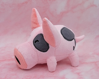 Chunky Pig Plushie - Pink with Spots