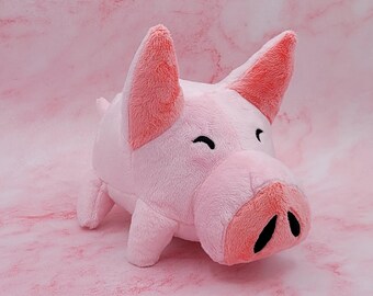 Chunky Pig Plushie - Pink