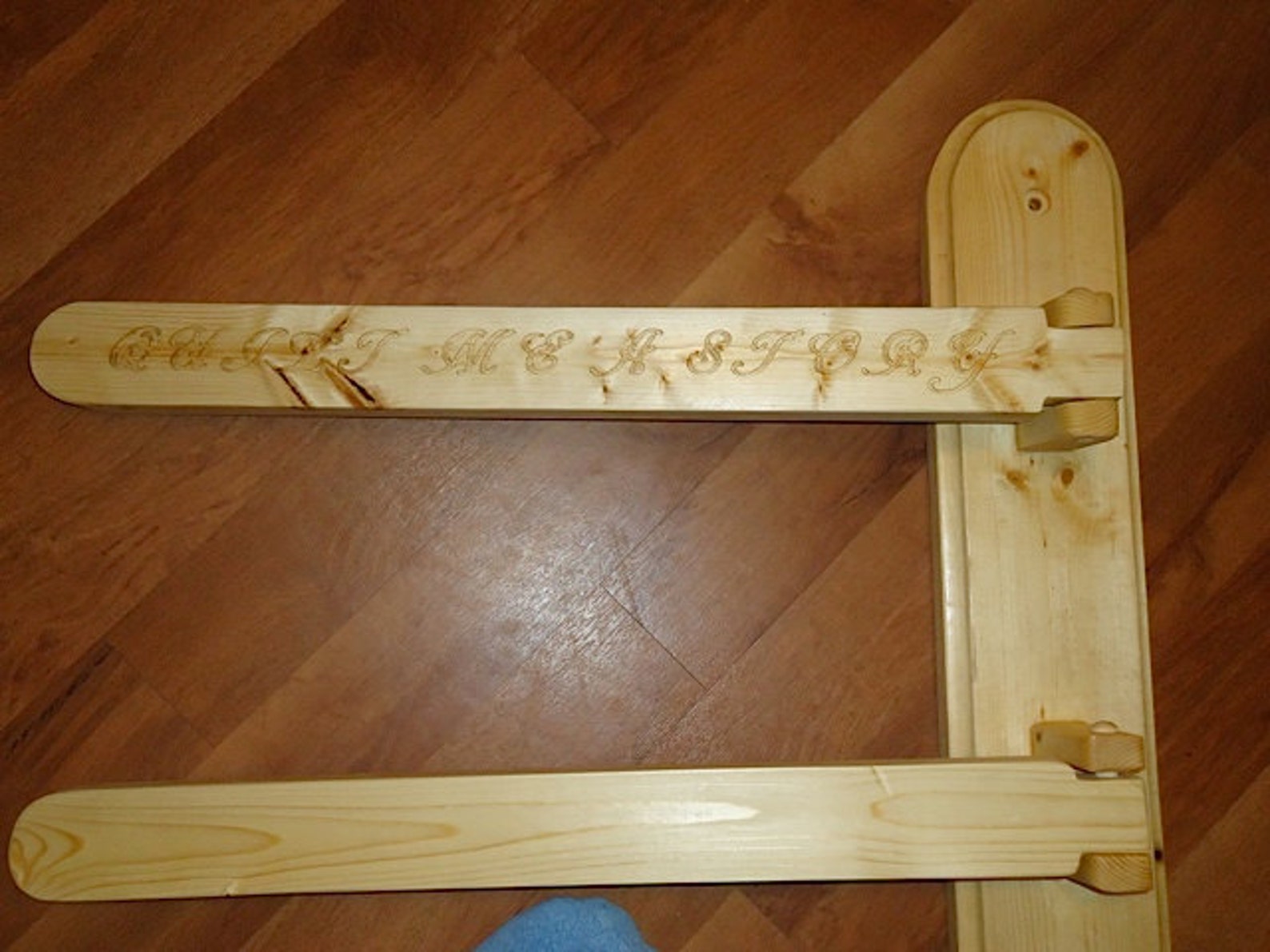 Swing Arm Wall Mounted Quilt Rack Etsy