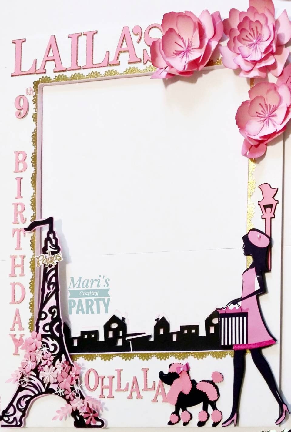 Barbie Photo Booth Barbie Photo Frame Barbie Photo Booth Etsy