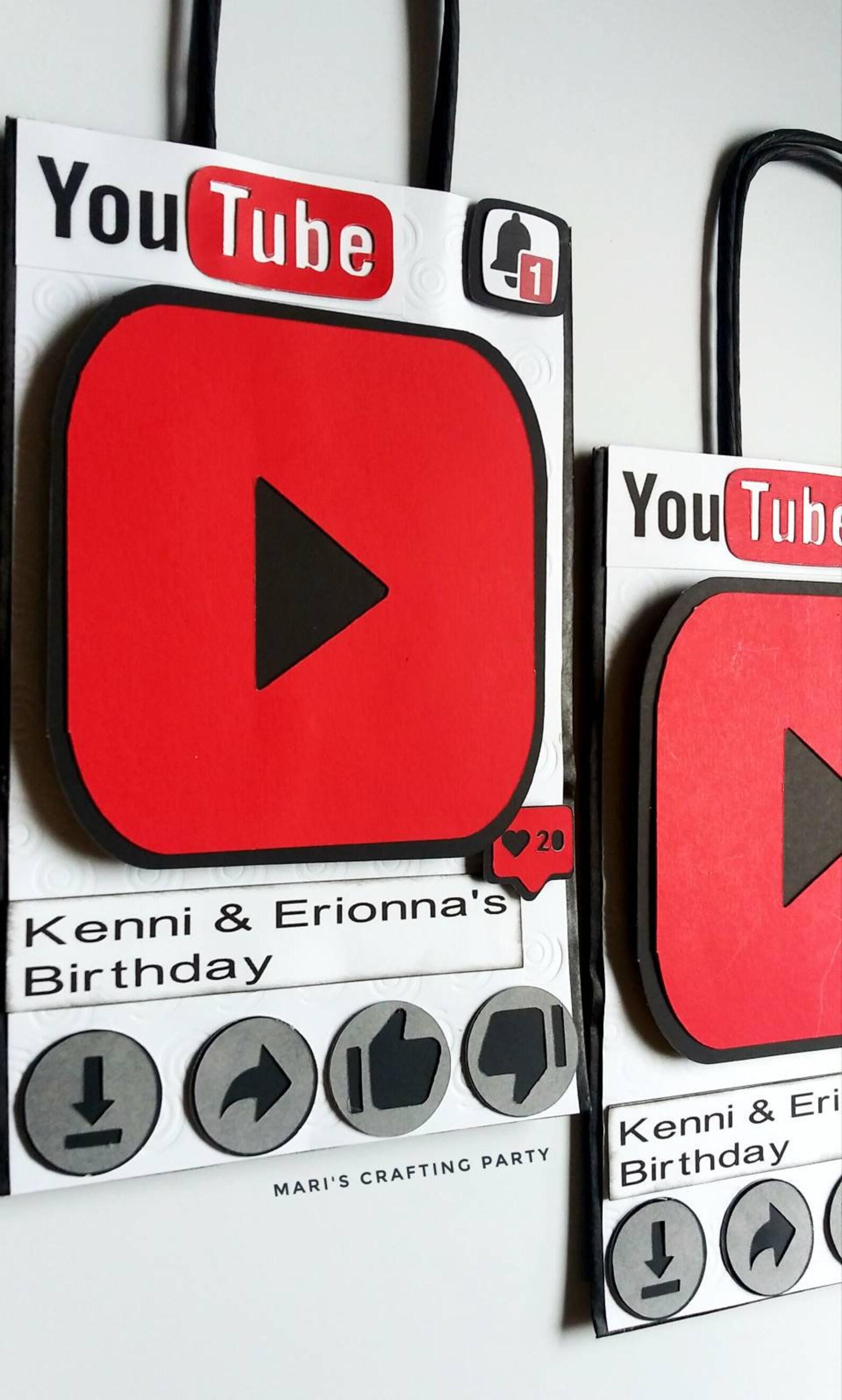 Youtube Party Favors YouTube Party Supplies YouTube Party Etsy