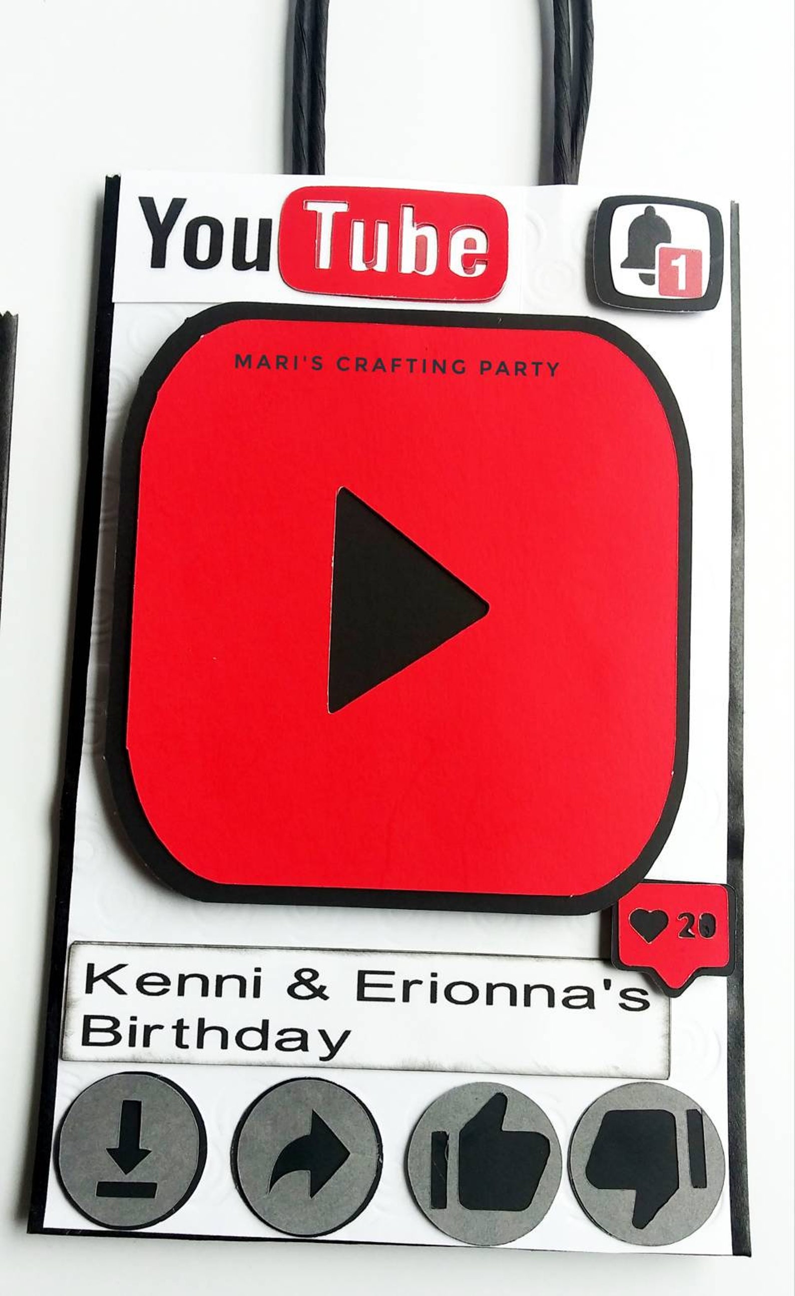 Youtube Party Favors YouTube Party Supplies YouTube Party Etsy