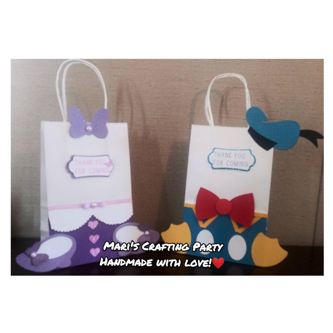 Donald Duck Goody Bag Donald Duck Favor Bag set of 10 Etsy