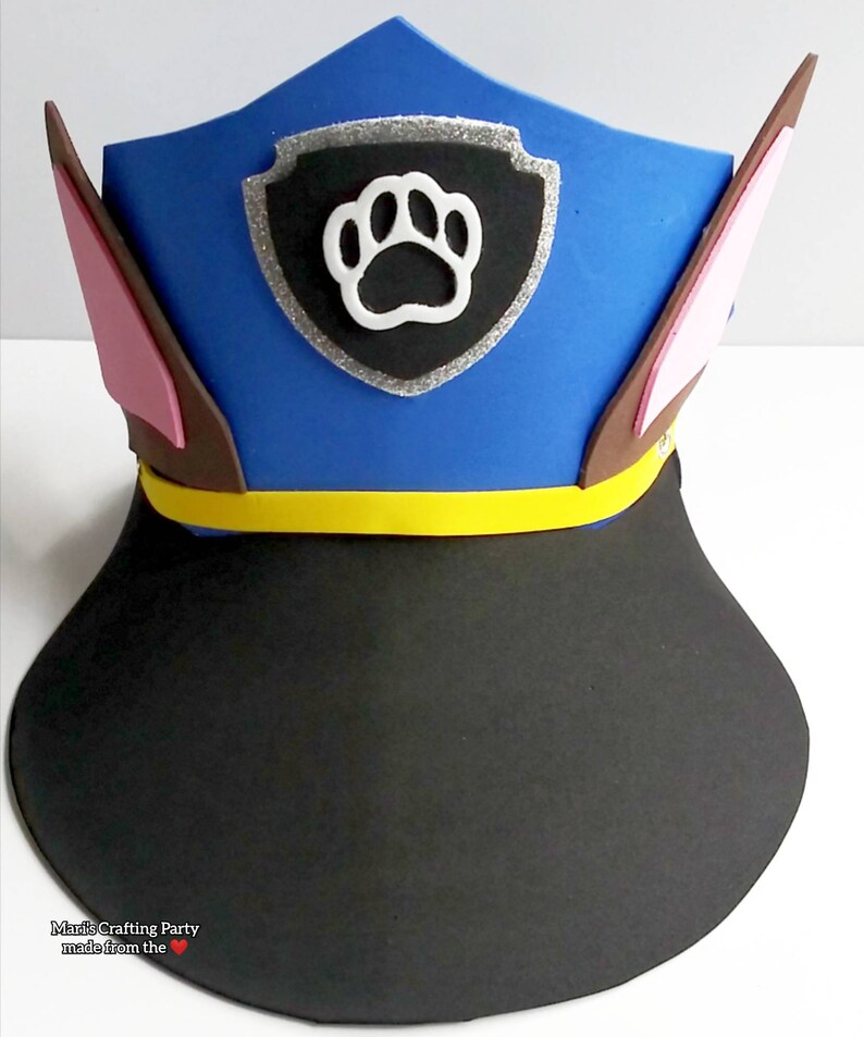 Paw patrol chase hat paw patrol hat etsy