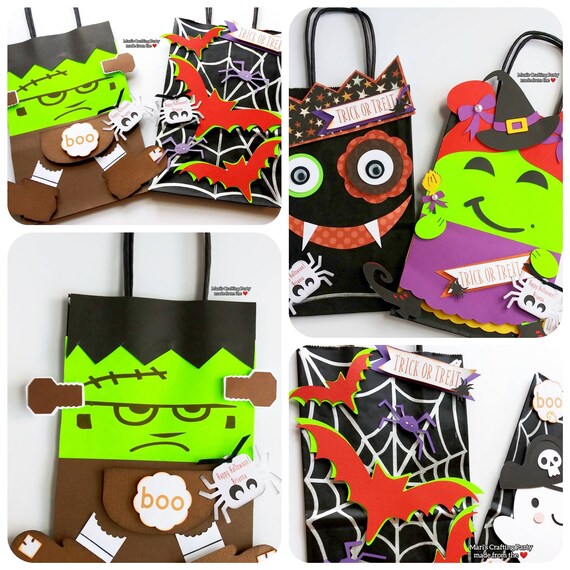 Halloween Favor Bags Halloween Goody Bags Etsy