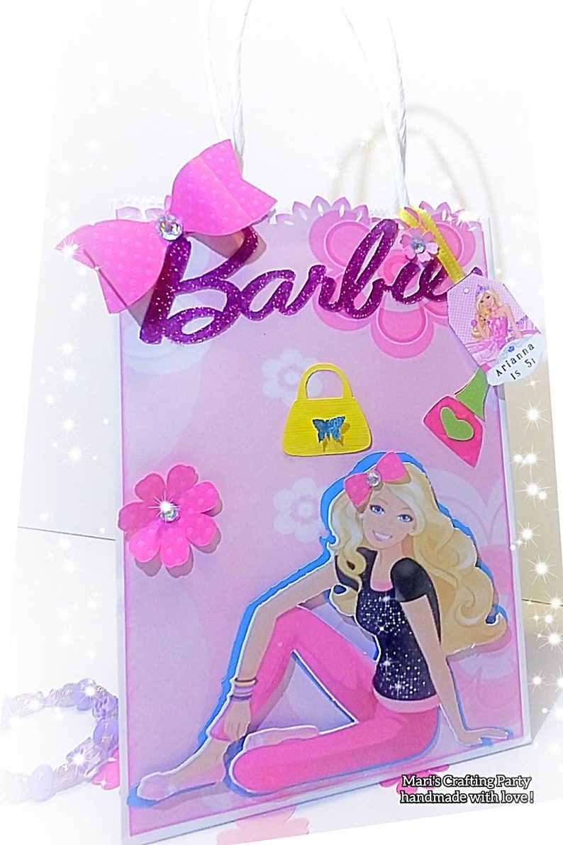 barbie party favor bags