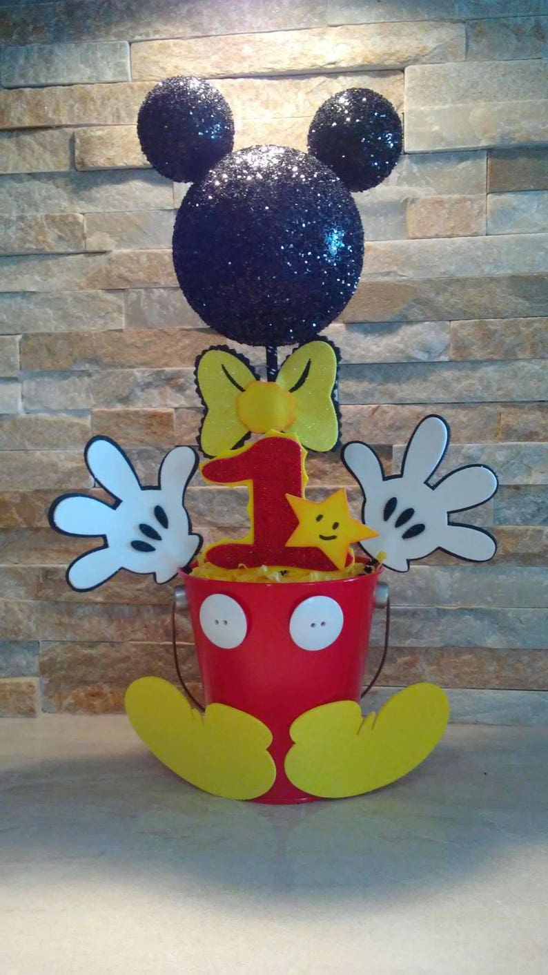 Mickey Mouse Centro de Mesa | Etsy