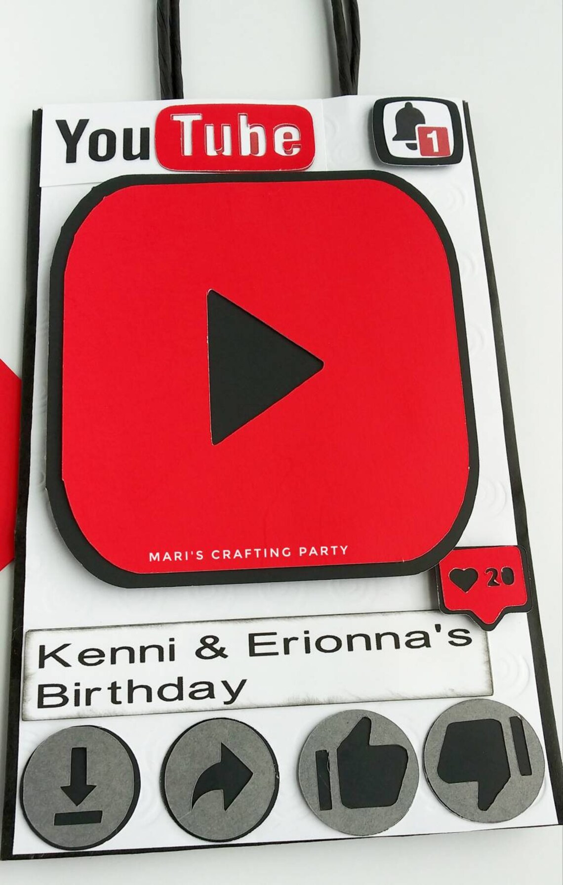 Youtube Party Favors YouTube Party Supplies YouTube Party Etsy