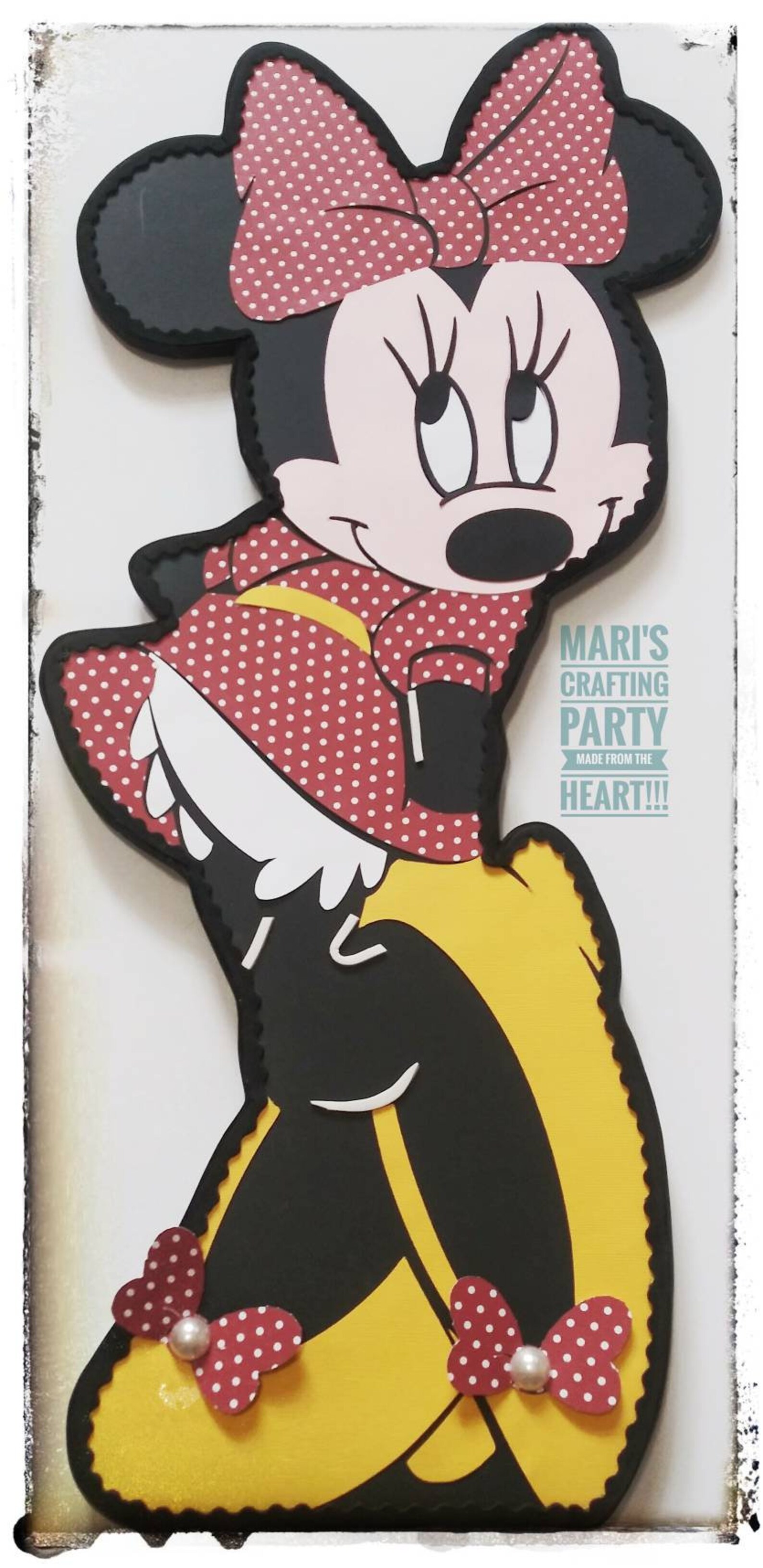 Minnie Mouse Die Cuts Minnie Mouse Cutouts Minnie Mouse Cut | Etsy
