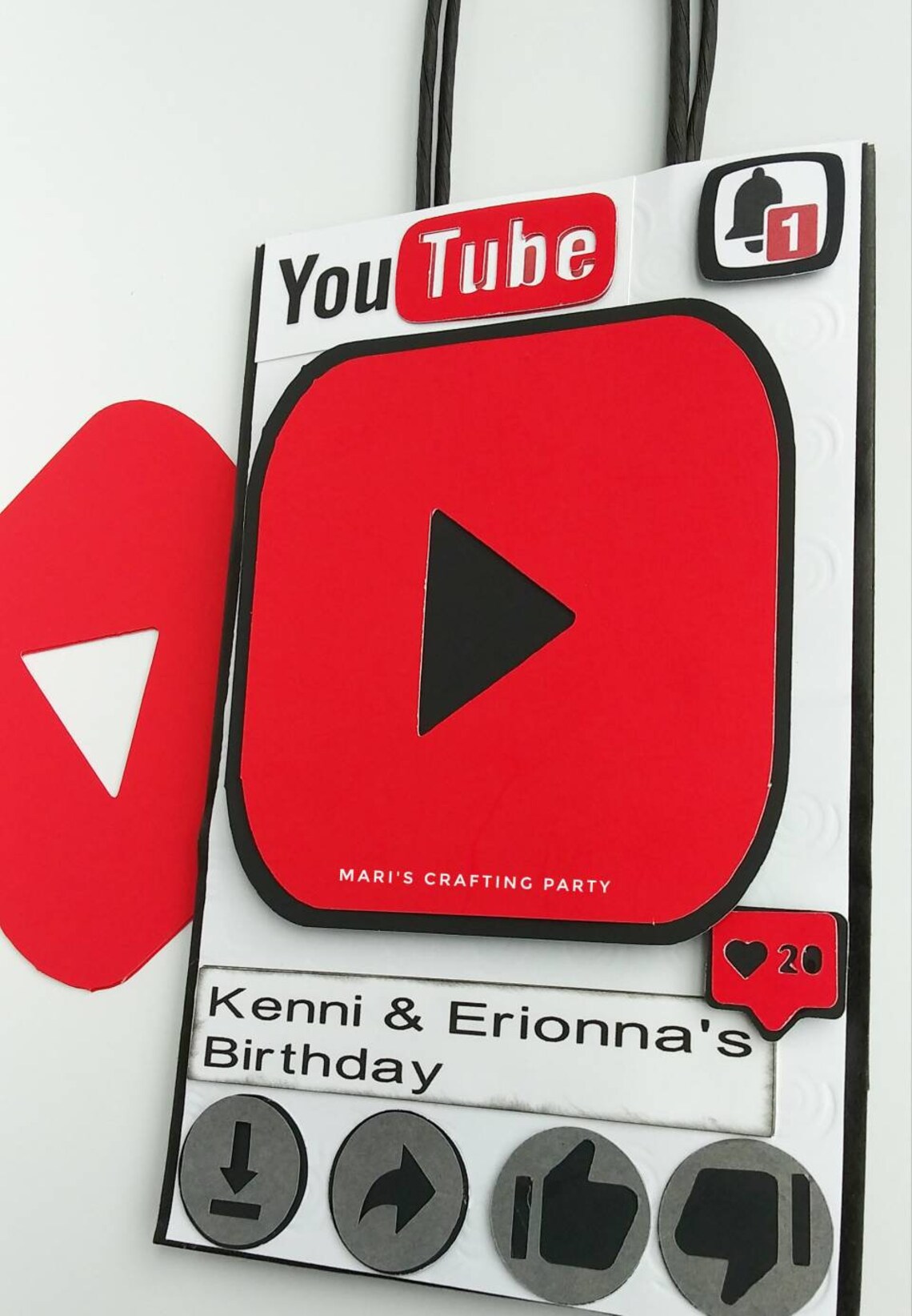 Youtube Party Favors YouTube Party Supplies YouTube Party Etsy