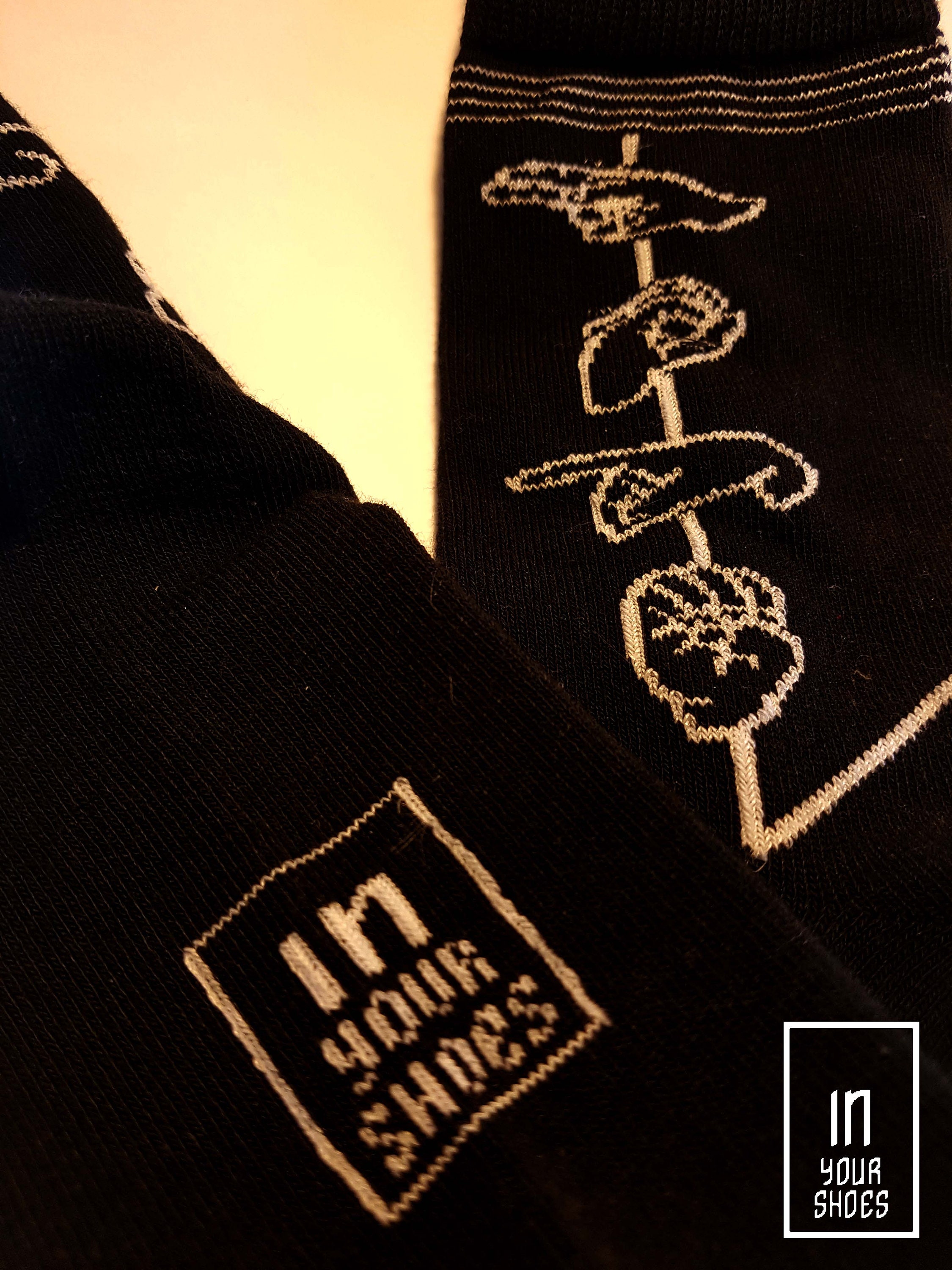 In Your Shoes: Sign Language Hope. Socks glow in the Dark - Etsy