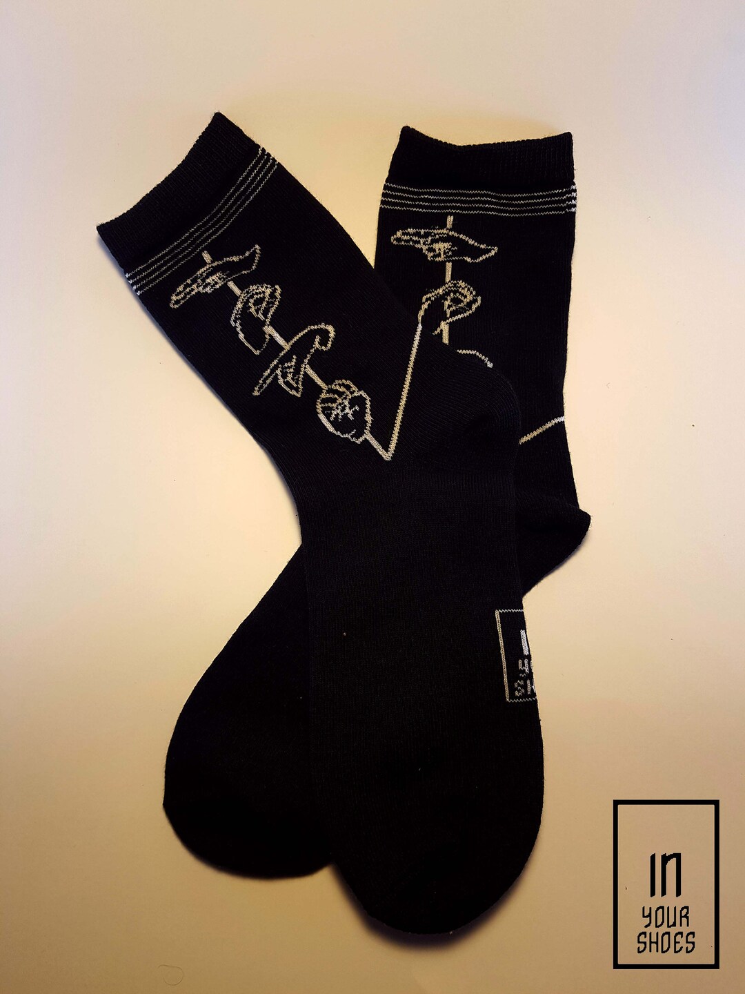 In Your Shoes: Sign Language- Hope. Socks -glow in the Dark!- - Etsy