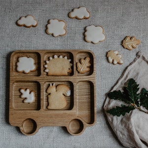 Wooden Kids Tray - London Bus - Sustainable Children's Tableware -  Eco Gifts Kids - Plastic-Free