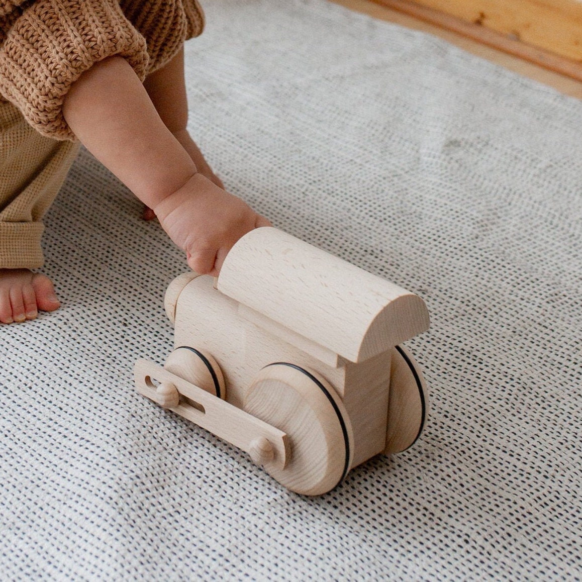 pull along toy train