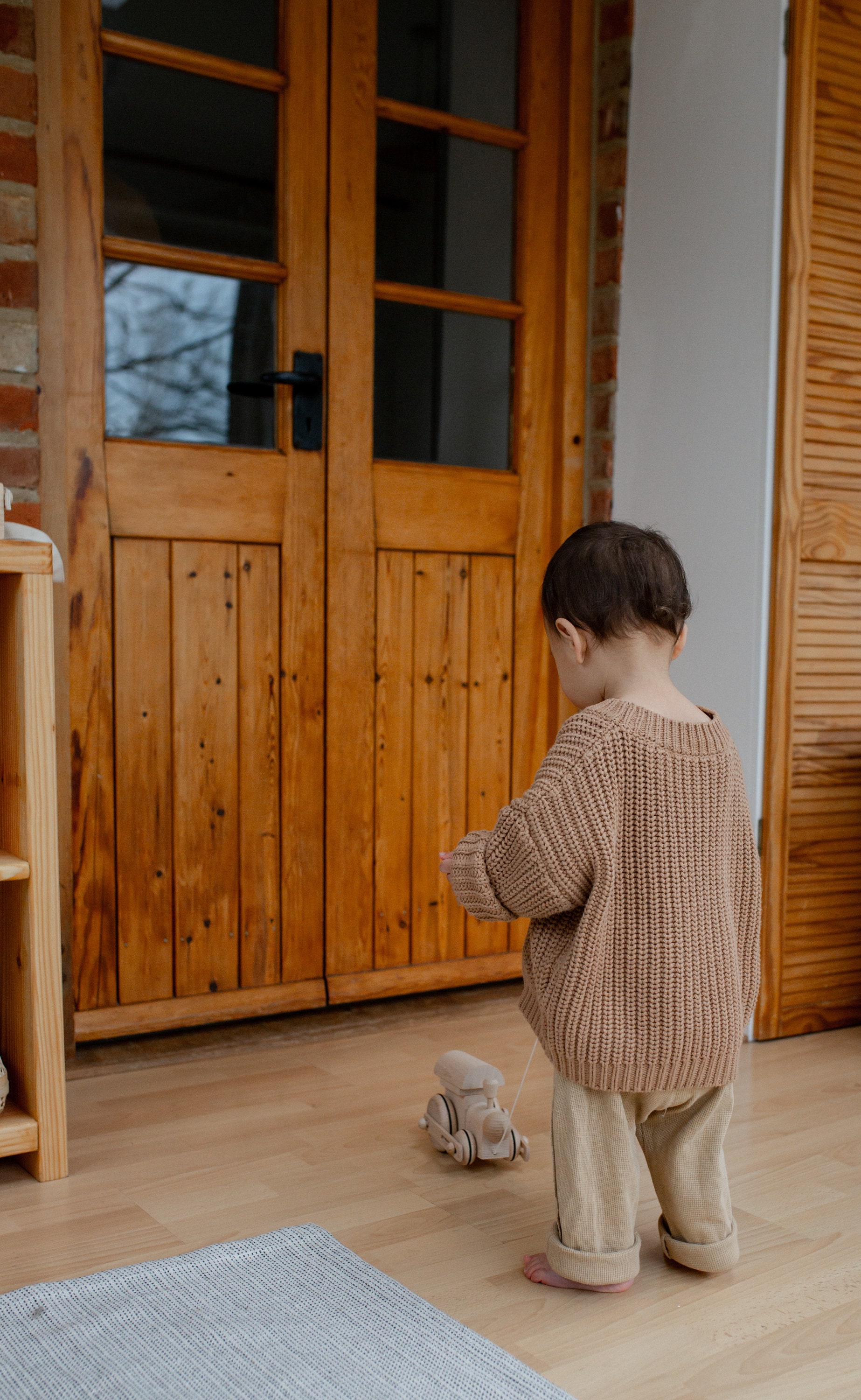 pull along toy train