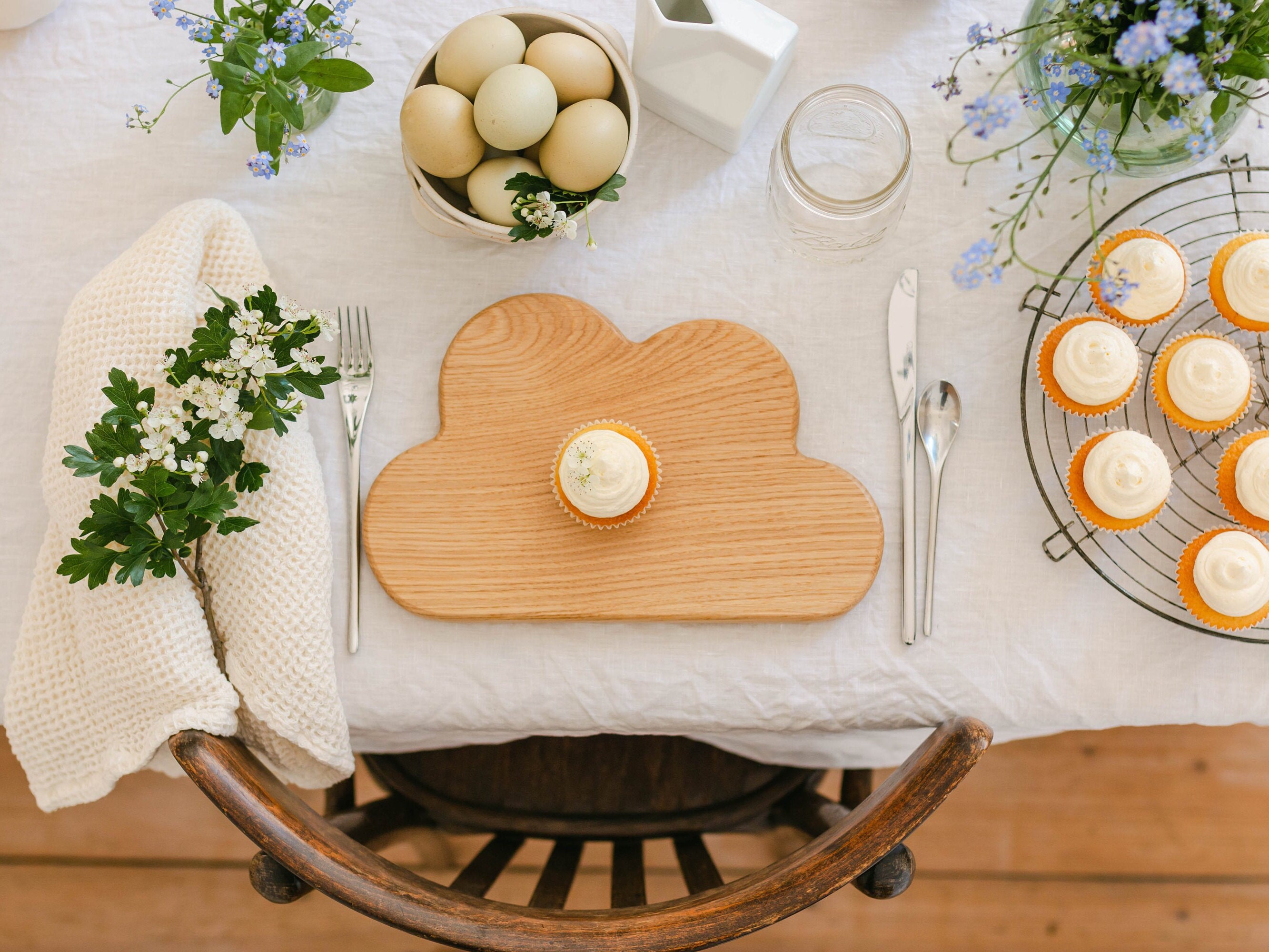 Planche à Friandises en Bois - Planche Découper Petit Déjeuner Planches Pain Grillé Commission de Se