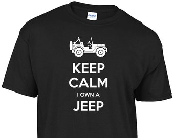 Jeep t shirt black and white