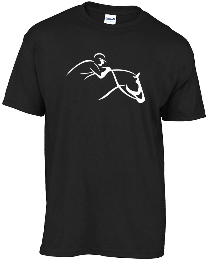Equestrian horse racing tshirt Etsy