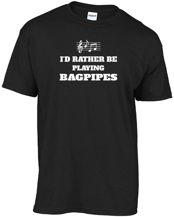 I/'d Rather Be Playing Bagpipes Kids T-Shirt