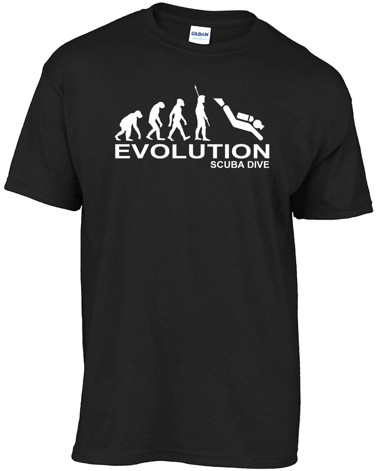 Evolution Scuba Dive T-shirt - Etsy UK